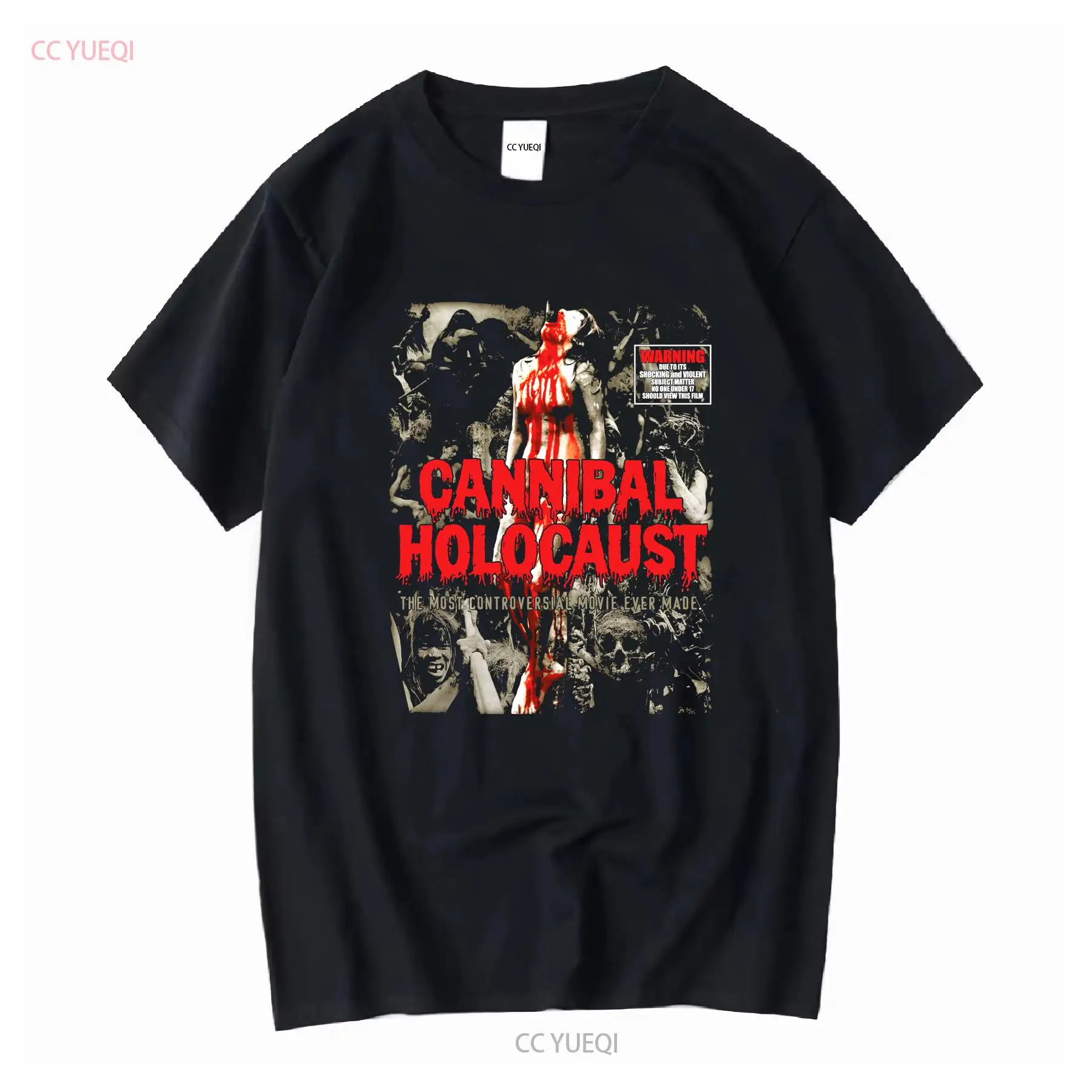 Women'S Fashion Graphic Tees - Cannibal Holocaust Women on Stake T