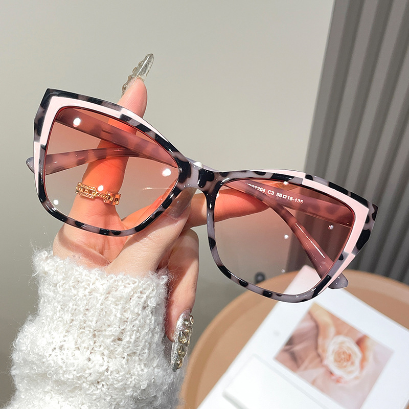 Women'S Fashion Eyeglass Frames - Women Color Block Cat Eye Eyeglasses