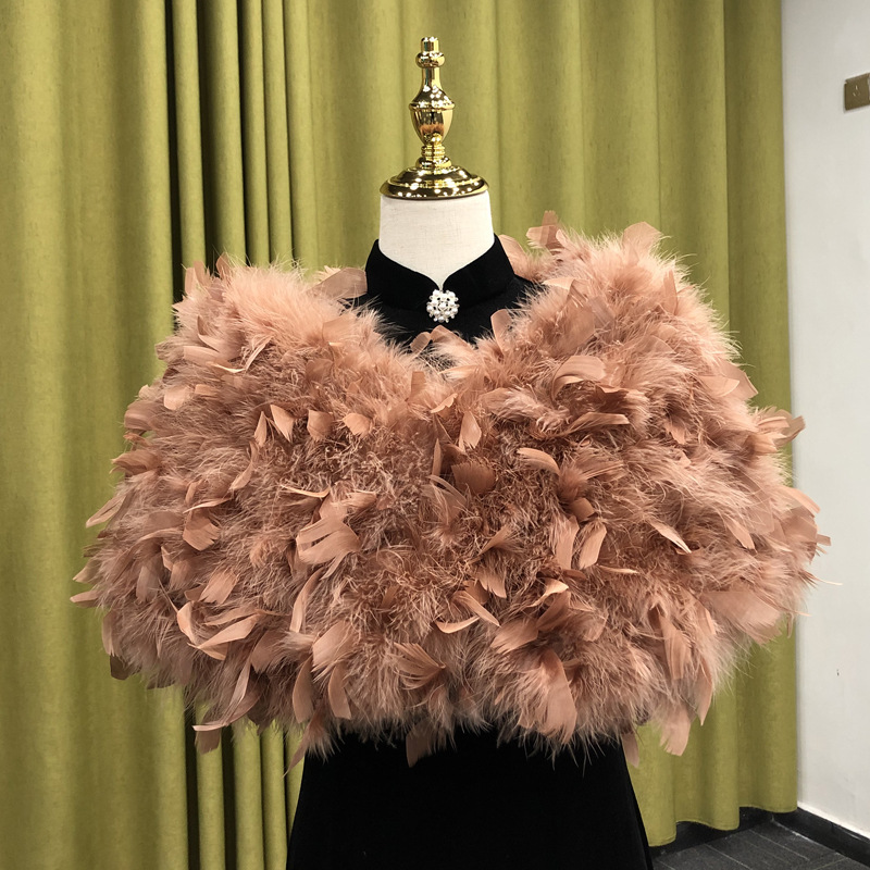 Women's shawl, real fur cape,  - Turkey Women Fashion review and price