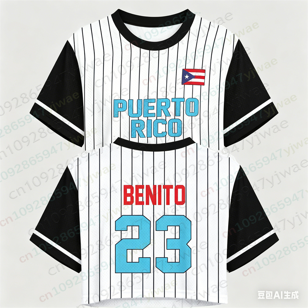 Puerto Rico Crop Top Jersey Pu - Women'S Fashion Rugby Shirt review and price