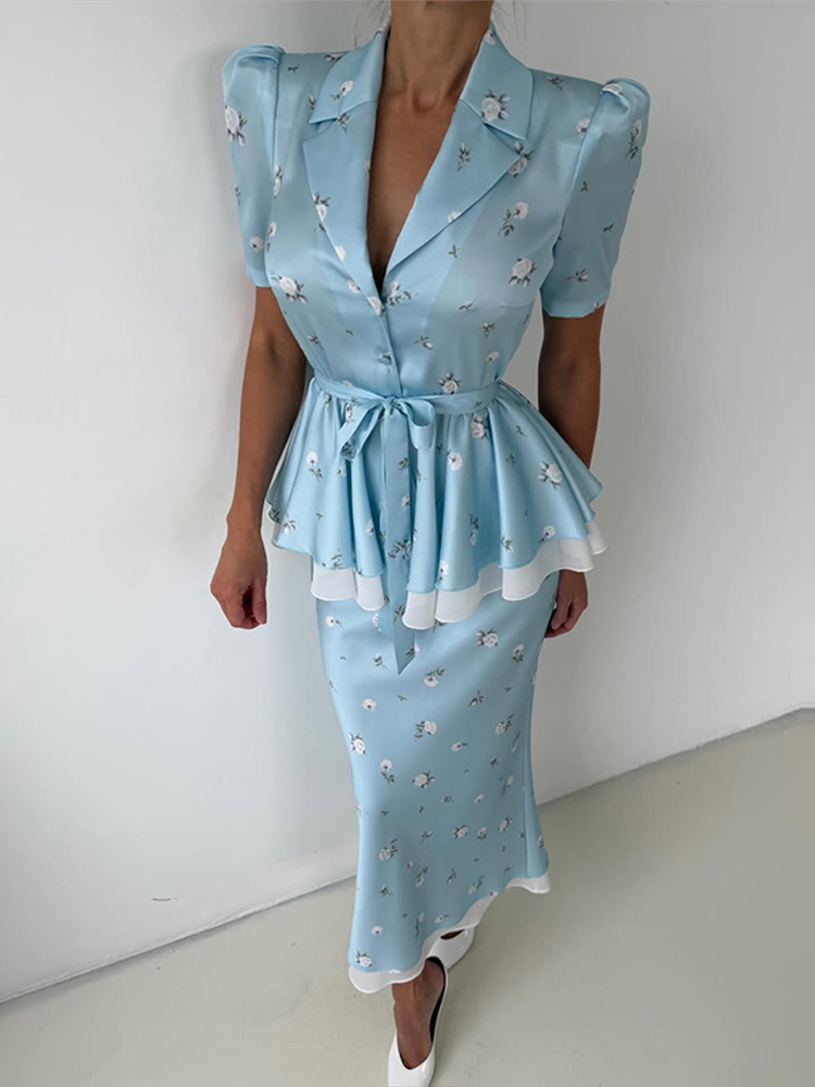 Floral Blazer Coat Skirt Sets  - Women'S Fashion Trends Spring 2026 review and price