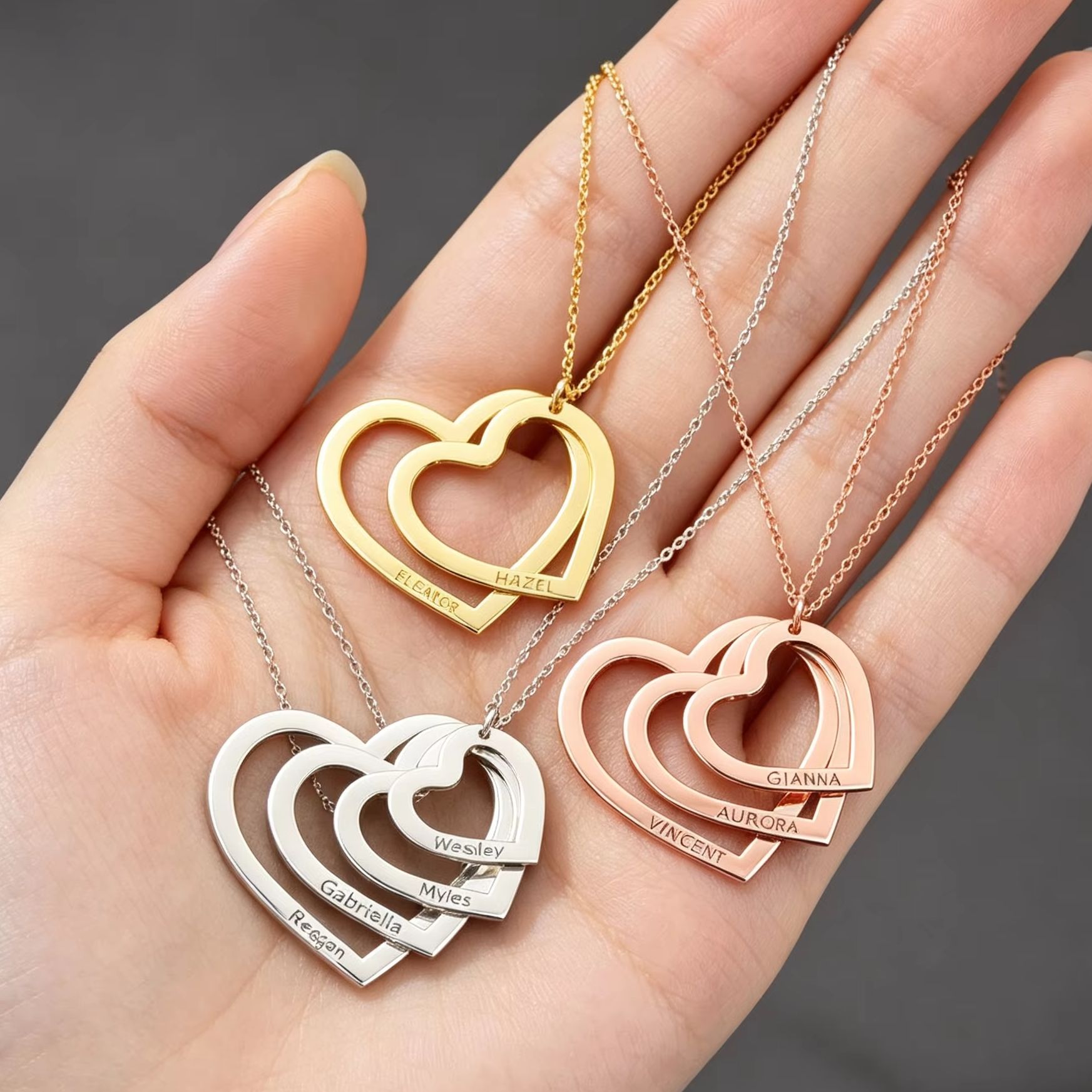 Custom Engraved Heart Name Nec - Xl Women'S Fashion review and price