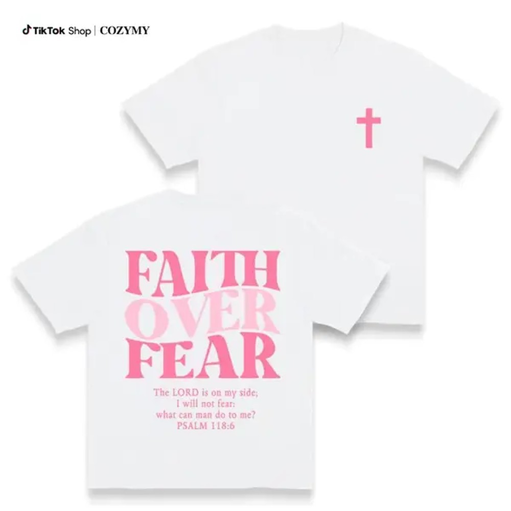 Faith Over Fear Graphic Tees - - Women'S Fashion Graphic Tees review and price