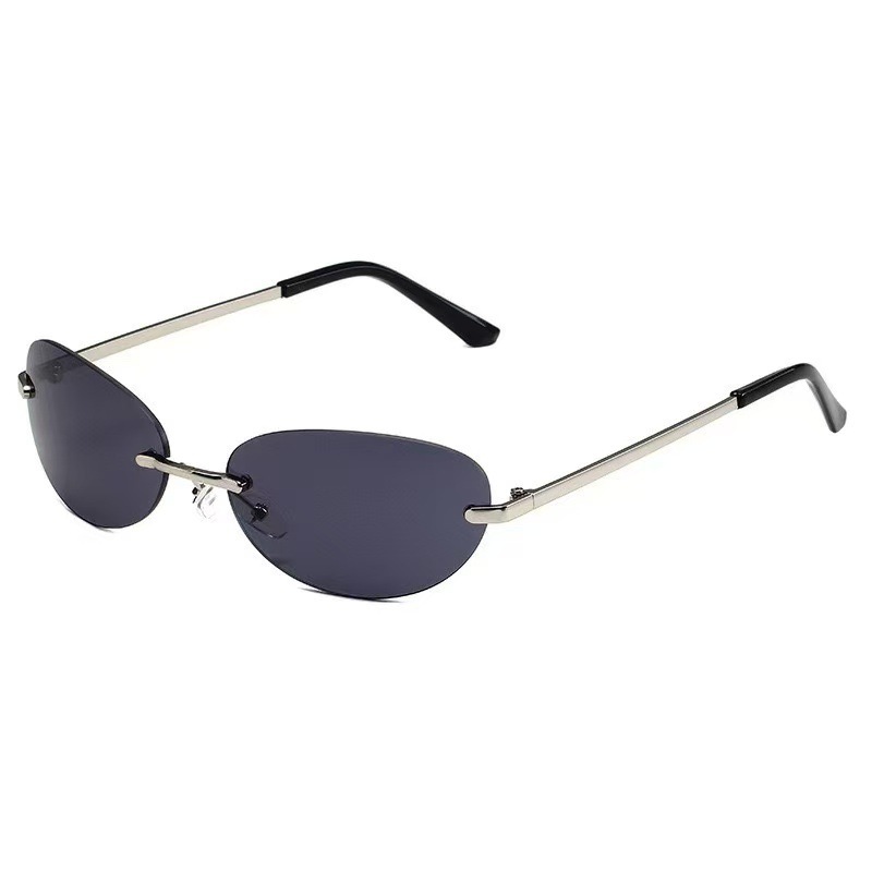 Rimless Oval Sunglasses Women  - Women'S Fashion Eyeglass Frames review and price