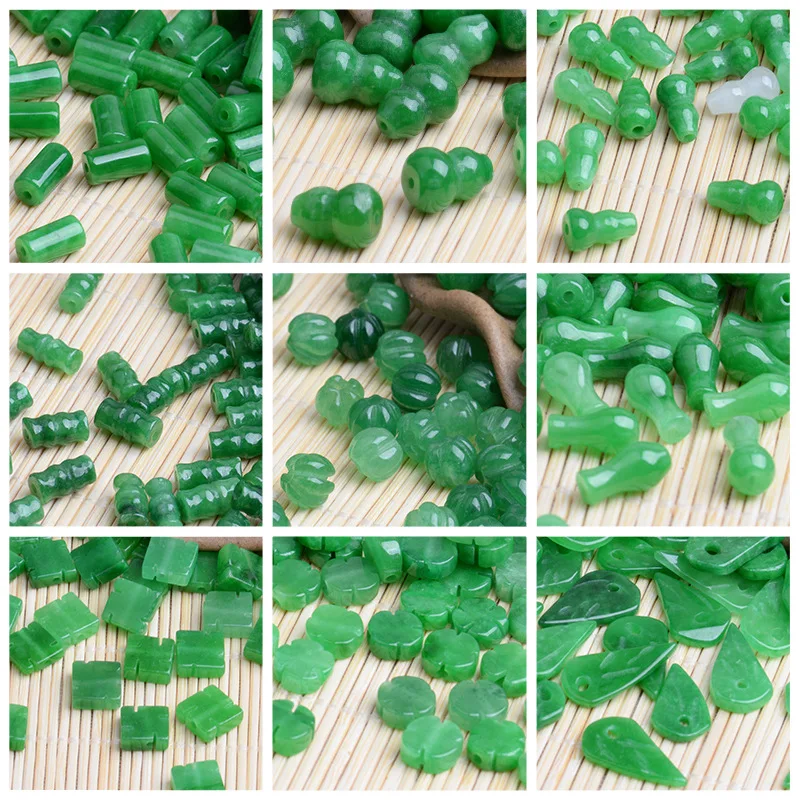 10pc Green Jade Gourd Leaves B - Women'S Fashion Jewellery review and price