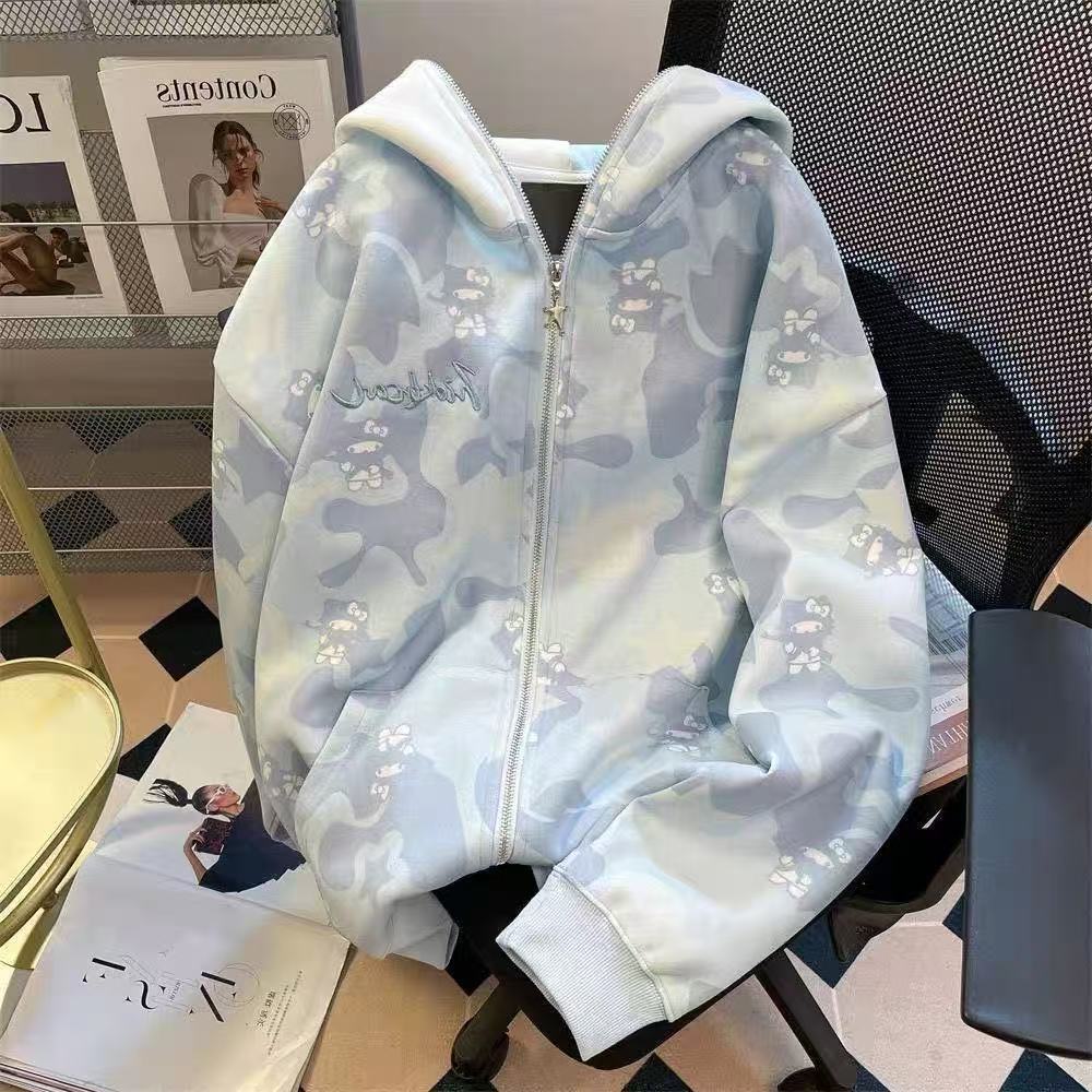 Y2K 2026New Cute Cartoon Hello - Women'S Fashion Long Coat review and price