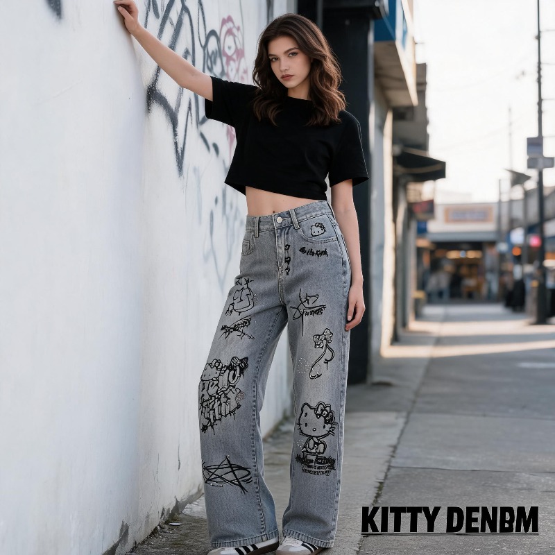 Cute Keiokitty Rhinestone Graf - Xl Women'S Fashion review and price
