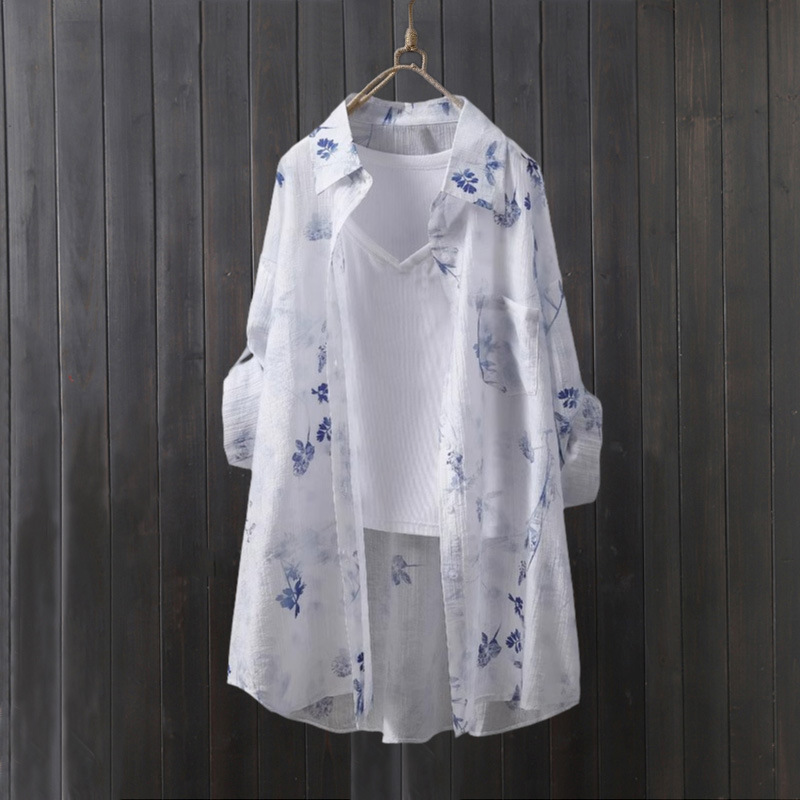Tencel shirt women's thin coat - Women'S Fashion Long Coat review and price