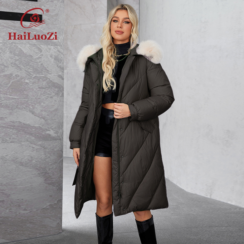 HaiLuoZi 2024 Women's Winter P - Women'S Fashion Long Coat review and price