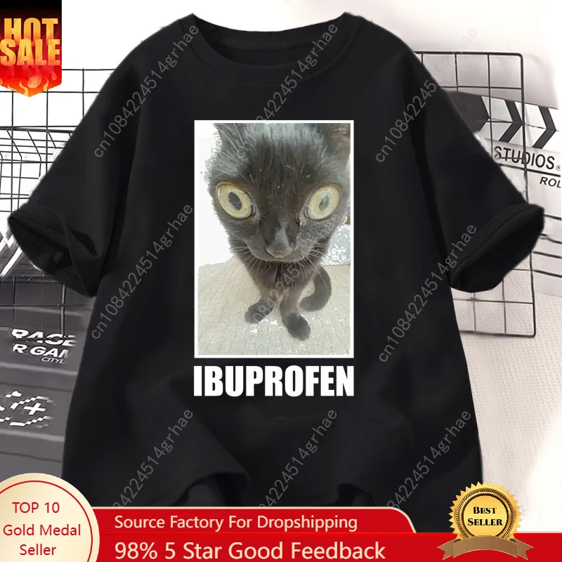 Funny Cat Ibuprofen Graphic T  - Women'S Fashion Graphic Tees review and price