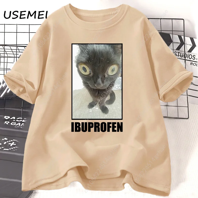 Funny Cat Ibuprofen Graphic T  - Women'S Fashion Graphic Tees review and price