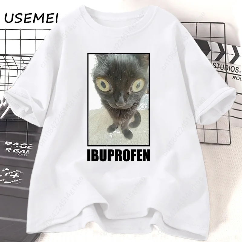 Funny Cat Ibuprofen Graphic T  - Women'S Fashion Graphic Tees review and price