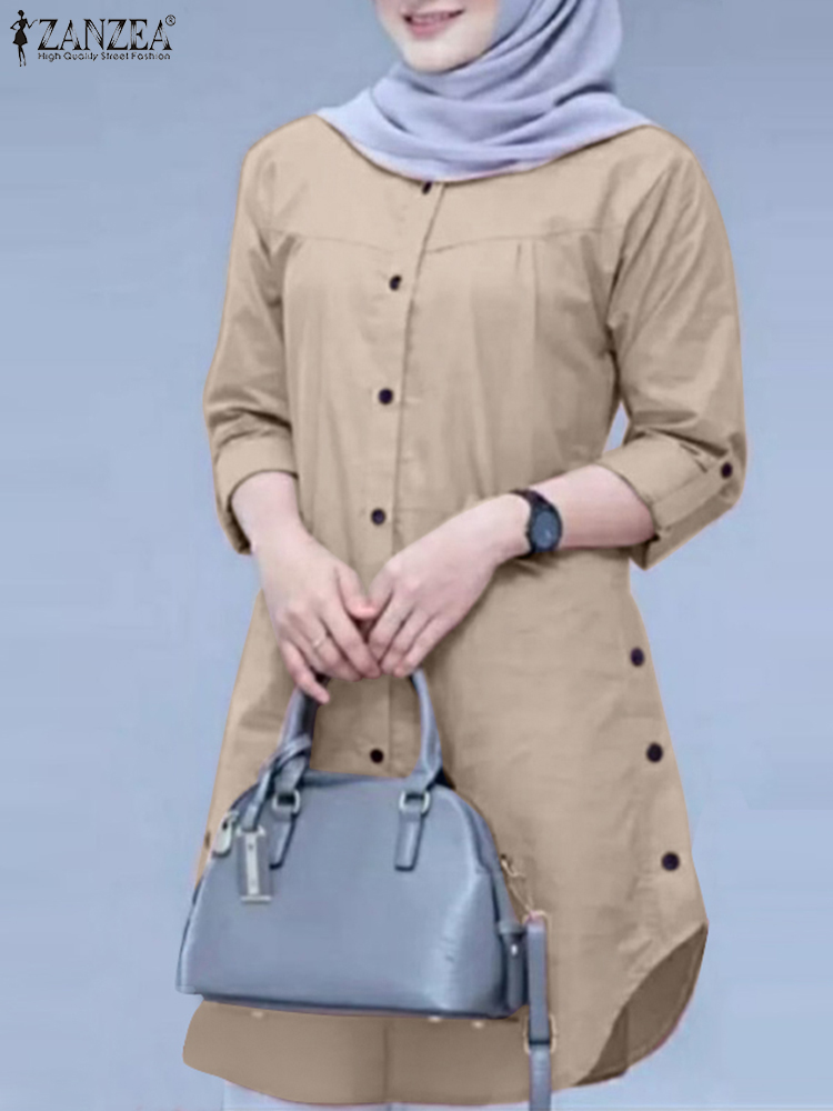 2026 ZANZEA Spring Shirt Fashi - Turkey Women Fashion review and price
