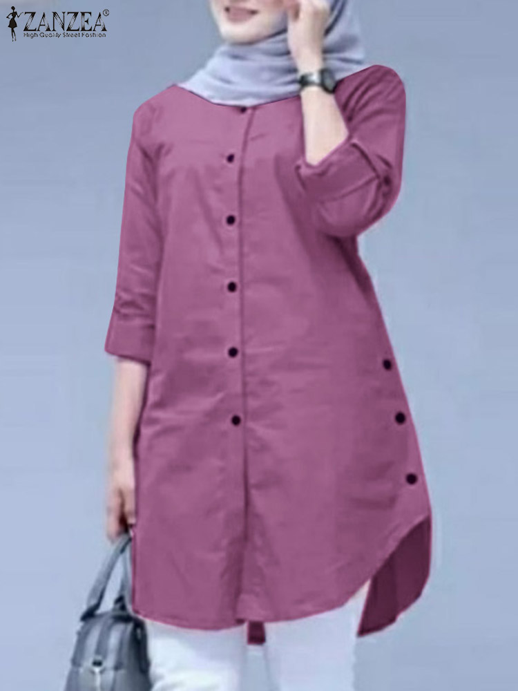 2026 ZANZEA Spring Shirt Fashi - Turkey Women Fashion review and price