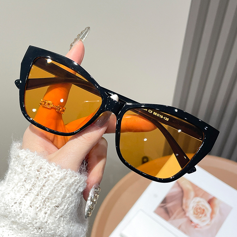 Women Color Block Cat Eye Eyeg - Women'S Fashion Eyeglass Frames review and price