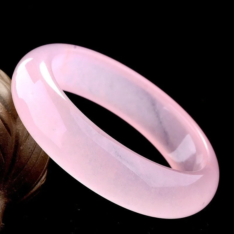 Genuine Natural Pink Jade Bang - Women'S Fashion Jewellery review and price
