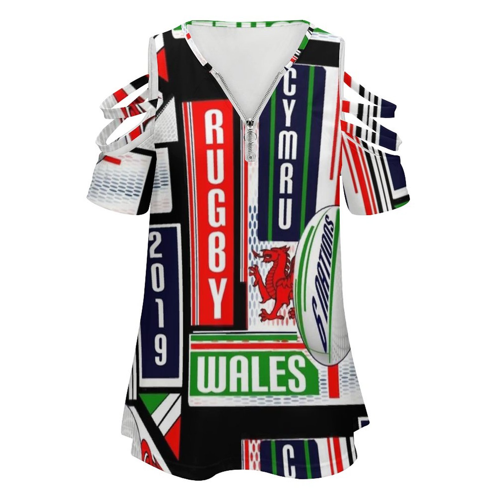 Cymru Welsh Wales Rugby Team D - Women'S Fashion Rugby Shirt review and price