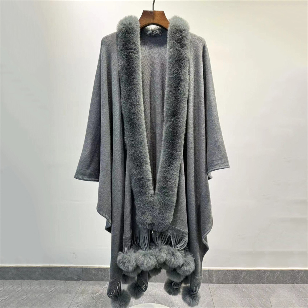 Winter Faux Rabbit Fur Ball Cl - Women'S Fashion Long Coat review and price