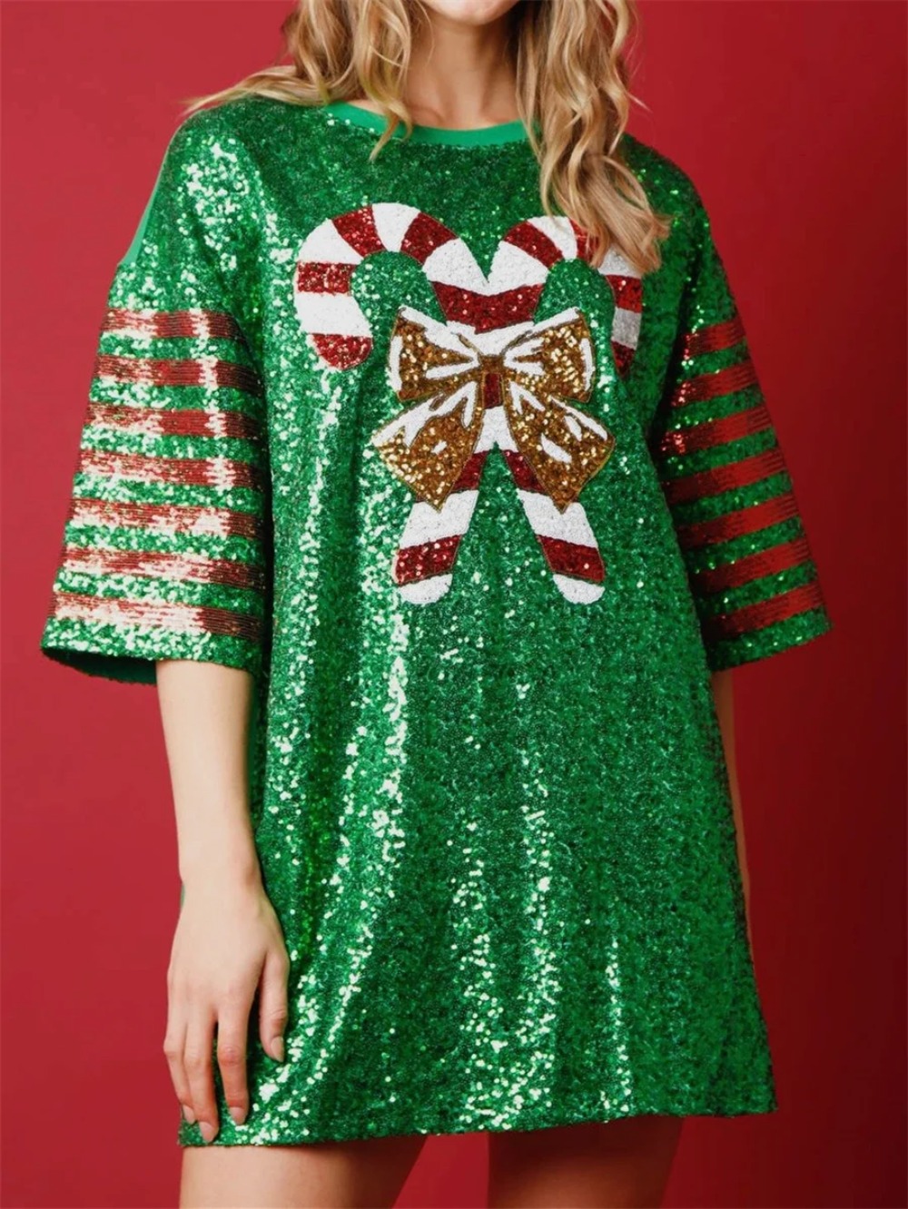 Women Sequined  Long T-Shirts  - Women'S Fashion Rugby Shirt review and price