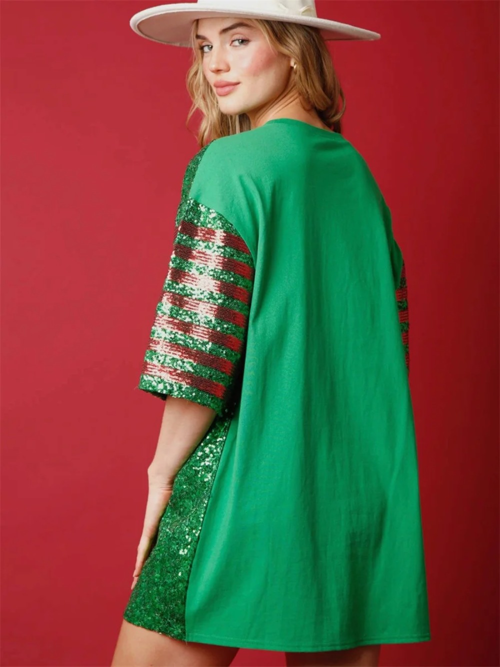 Women Sequined  Long T-Shirts  - Women'S Fashion Rugby Shirt review and price