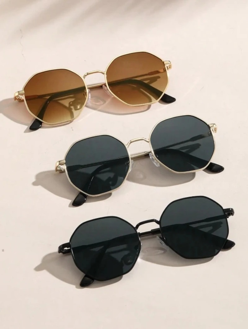 1/3 Pcs Metal Geometric-Round  - Women'S Fashion Eyeglass Frames review and price