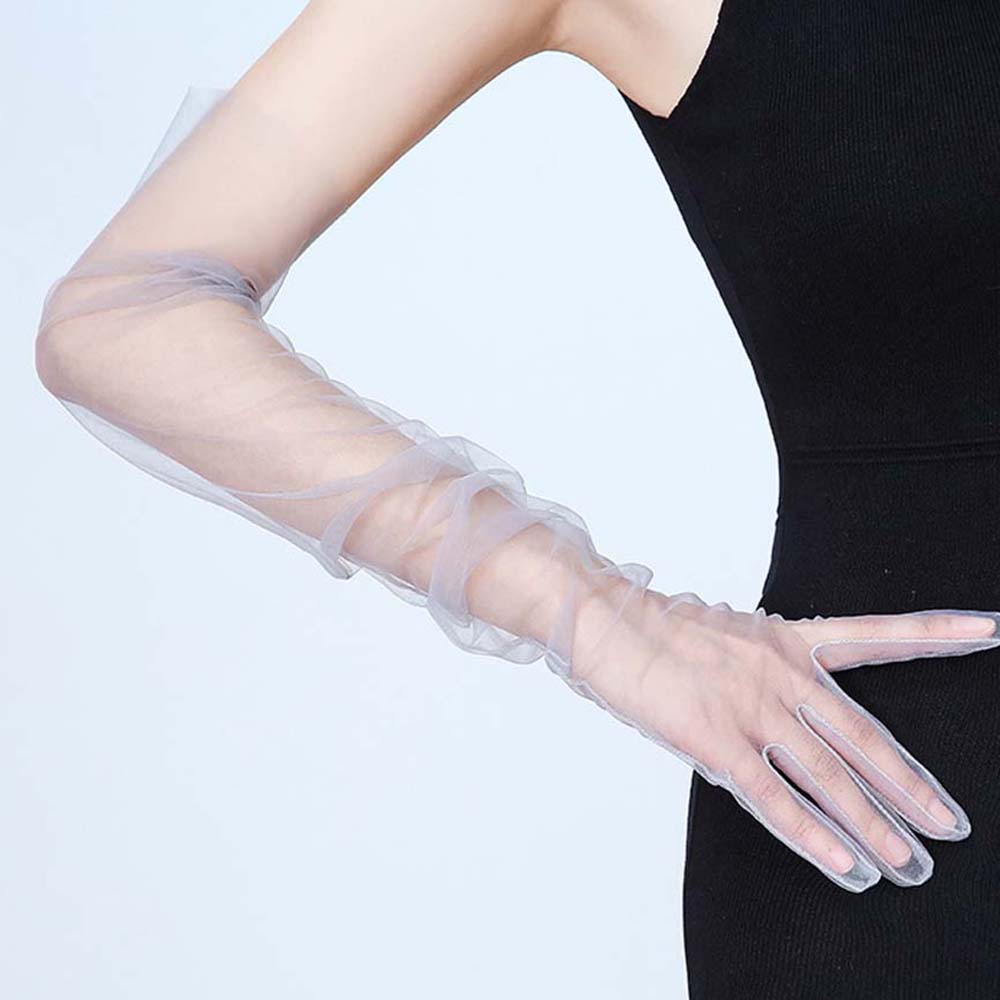 1 Pair Ultra Thin Sheer Tulle  - Women Fashion Photoshoot review and price