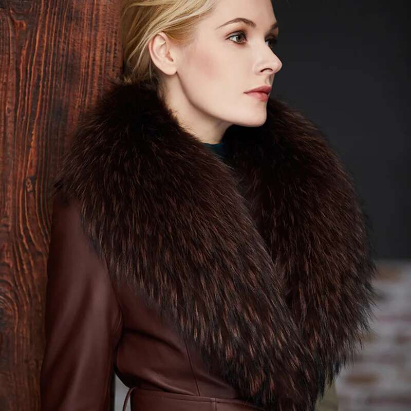 Raccoon Fur Collar Female Wint - Women'S Fashion Long Coat review and price