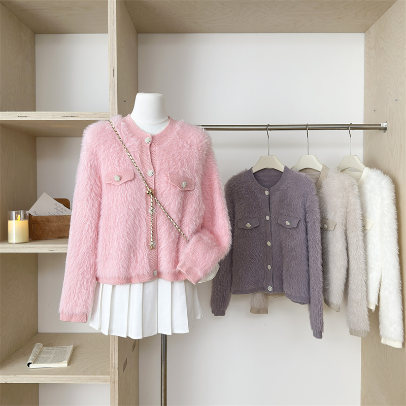 Mohair Jacquard Knit Sweate Ca - Xl Women'S Fashion review and price