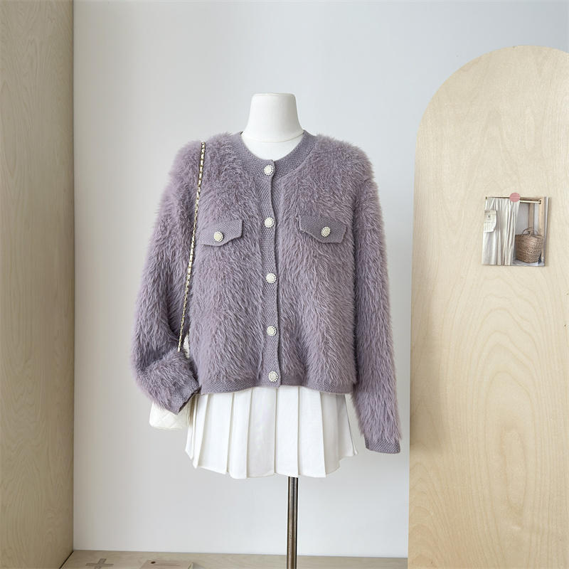 Mohair Jacquard Knit Sweate Ca - Xl Women'S Fashion review and price