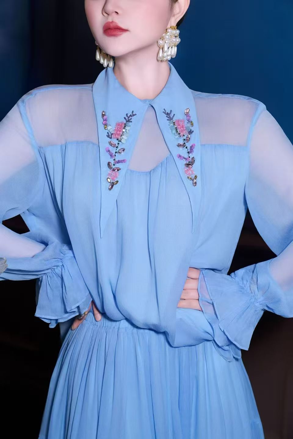 Spring High-end New Lapel Bead - Xl Women'S Fashion review and price
